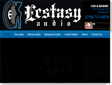 Tablet Screenshot of ecstasyaudio.com